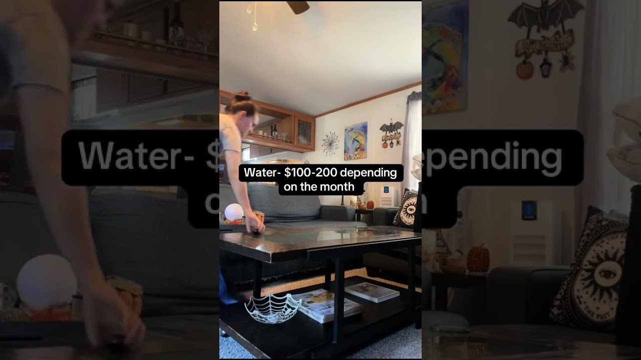 My utilities are normal here. Mobile home living 👏 