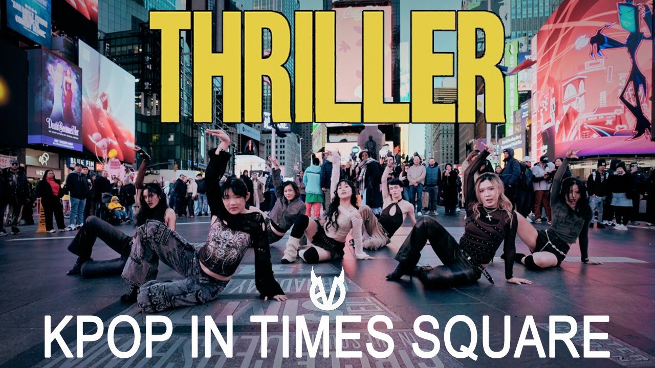 [KPOP IN TIMES SQUARE] BADVILLAIN - 'THRILLER' | Full Dance Cover by HUSH BOSTON