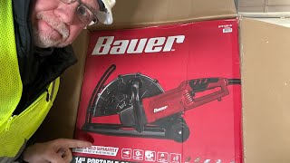 Bauer Concrete Saw at Harbor Freight… Worth It or Junk?