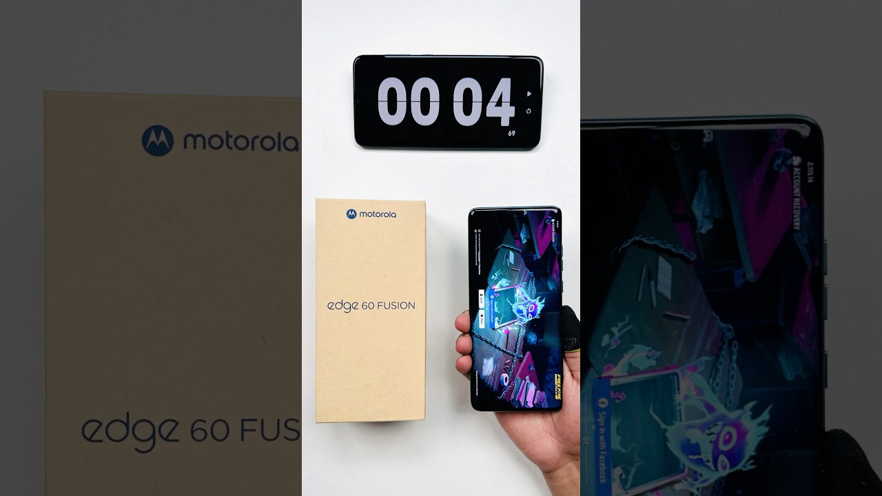 Motorola Edge 60 Fusion Free Fire Game App Open Speed Test 