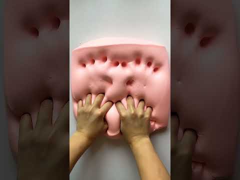 Satisfying Pink Butter Slime ASMR! π€€π #asmr #slime #satisfying #butterslime #shorts