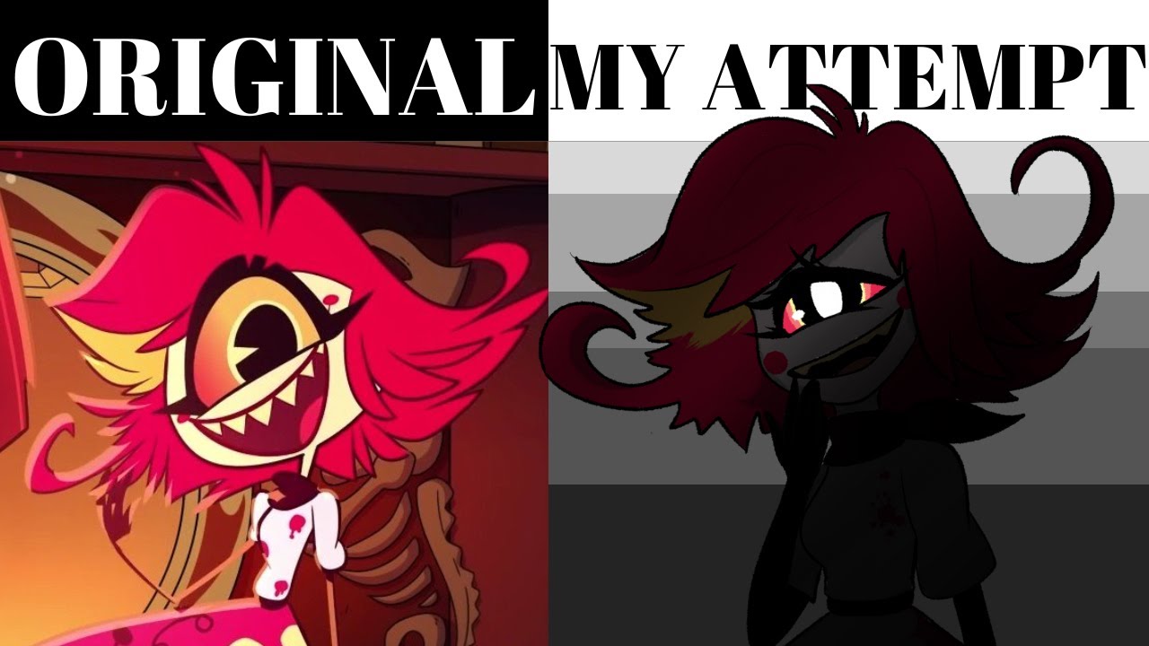HAZBIN HOTEL CHARACTERS FANART // Drawing Lucifer, Lilith, Nifty and ...