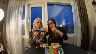 Amy and Maya's Norwegian Candy Bar Taste Test 1