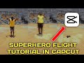 How to do superhero take off or flight vfx in capcut tutorial