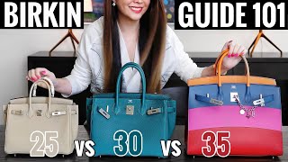 HERMES 101: GUIDE TO BIRKIN SIZES