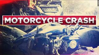 Several reported injuries following a car and motorcycle crash in Canton Saturday