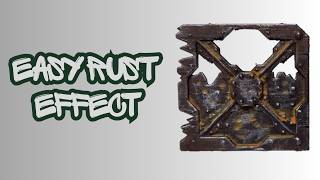 Easy Rust Effects for Miniature Terrain | Fast & Simple Painting Tutorial