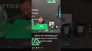 When the marketing girl needs more content for social media