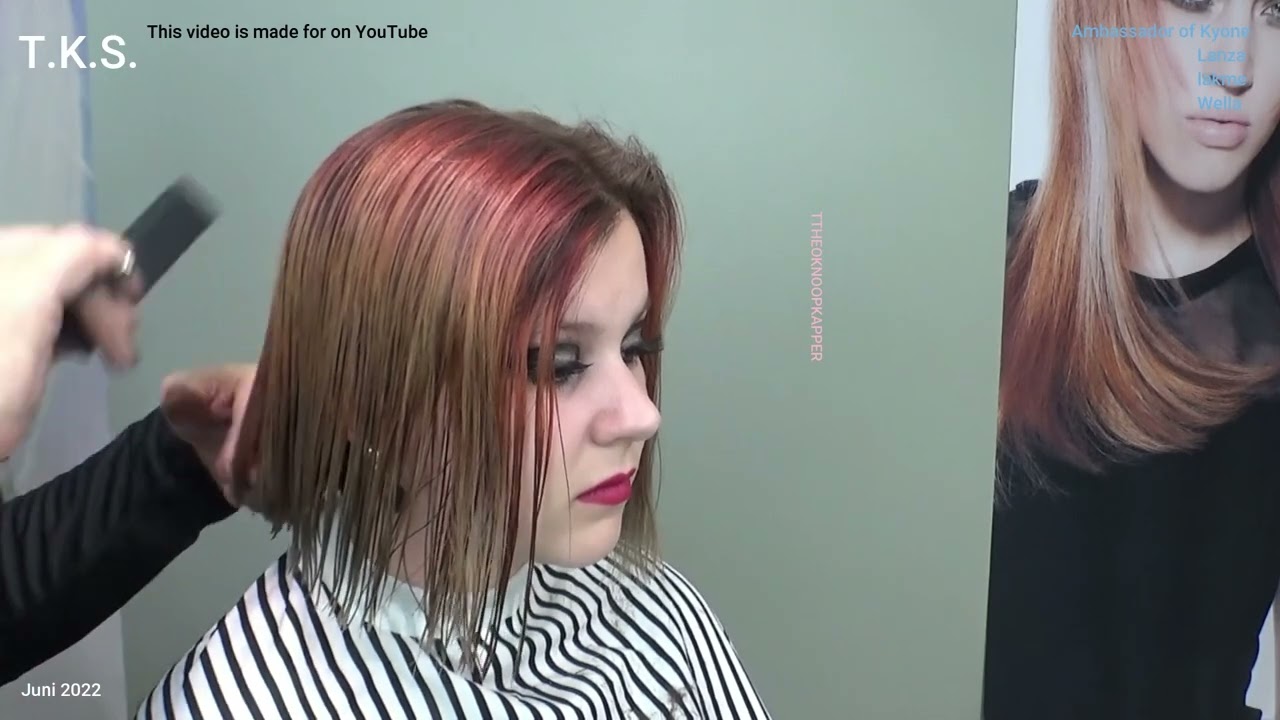 If I have a Bob hairstyle I want it to be RED with side shave and tattoo! Kylie by T.K.S.