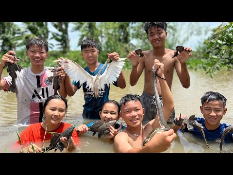 Anh Ba Phải | Thử Thách Sinh Tồn Săn Bắt Bằng Tay Không Phần 12 | Survival Challenge