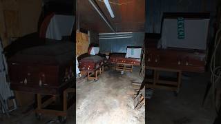 ABANDONED Funeral Home With Ashes, Full Embalming Room, Hearse & Much More!