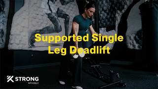 HOW TO SUPPORTED SINGLE LEG DEADLIFT | Coach Kelly Cues