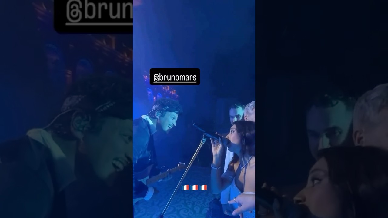 bruno mars performing at a wedding in Cannes, France 🇫🇷 