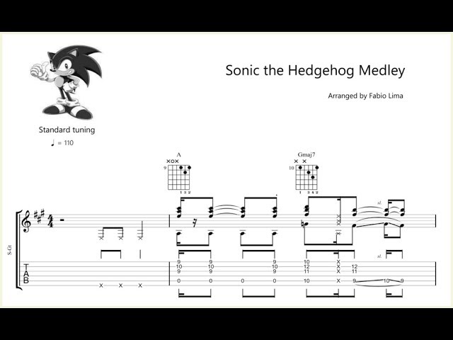 Sonic tab. Соник Ноты. Sonic the Hedgehog Ноты для фортепиано. Sonic Green Hill Zone Ноты. Sonic табы на укулеле.