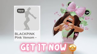 BLACKPINK EMOTES ON ROBLOX 😱😍🤯 *HURRY*