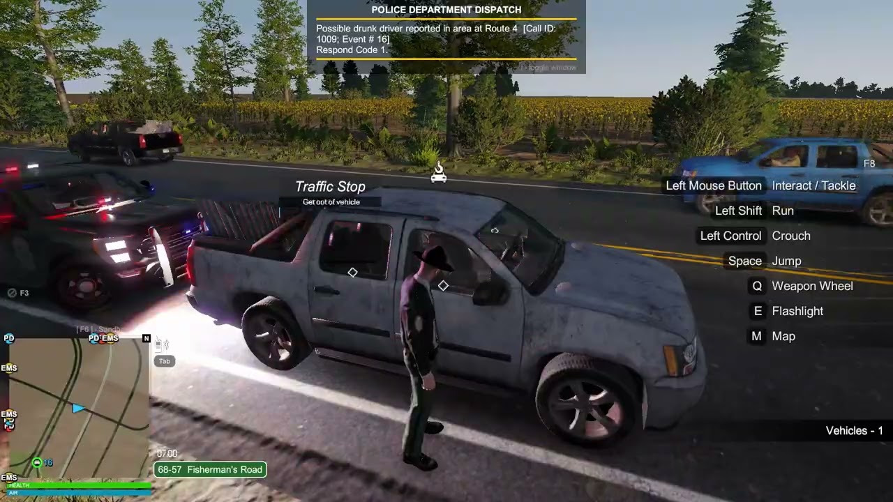 Pine Crest Police Department I Flashing Lights New DLC