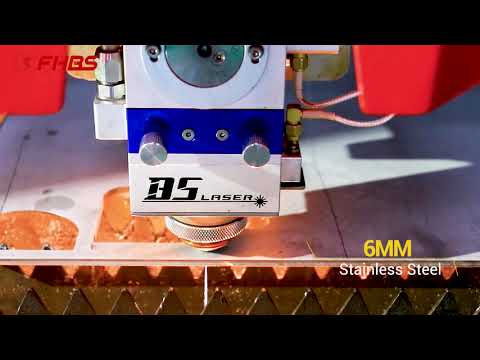 F3015E 1500W CUTTING STAINLESS STEEL AND CARBON STEEL.