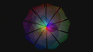 Comparing 20+ Sorting Algorithms - Linked Disparity Circle (Reverse)