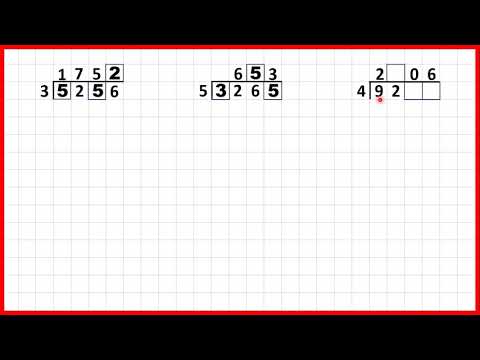 Solve division problems with missing digits | Division | Year 5