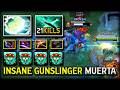 INSANE GUNSLINGER HARD CARRY MUERTA | 31Kills With Mjollnir + Daedalus Build 7.41c DOTA 2