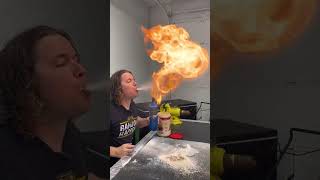 How Flammable is Coffee Creamer? #science #experiment #scienceexperiment