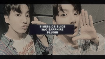 Timeslice slide without timeslice/sapphire plug-in | after effects tutorial