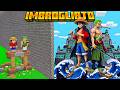 HO IMBROGLIATO con ONE PIECE LUFFY e ZORO nella GARA DI COSTRUZIONE - MINECRAFT