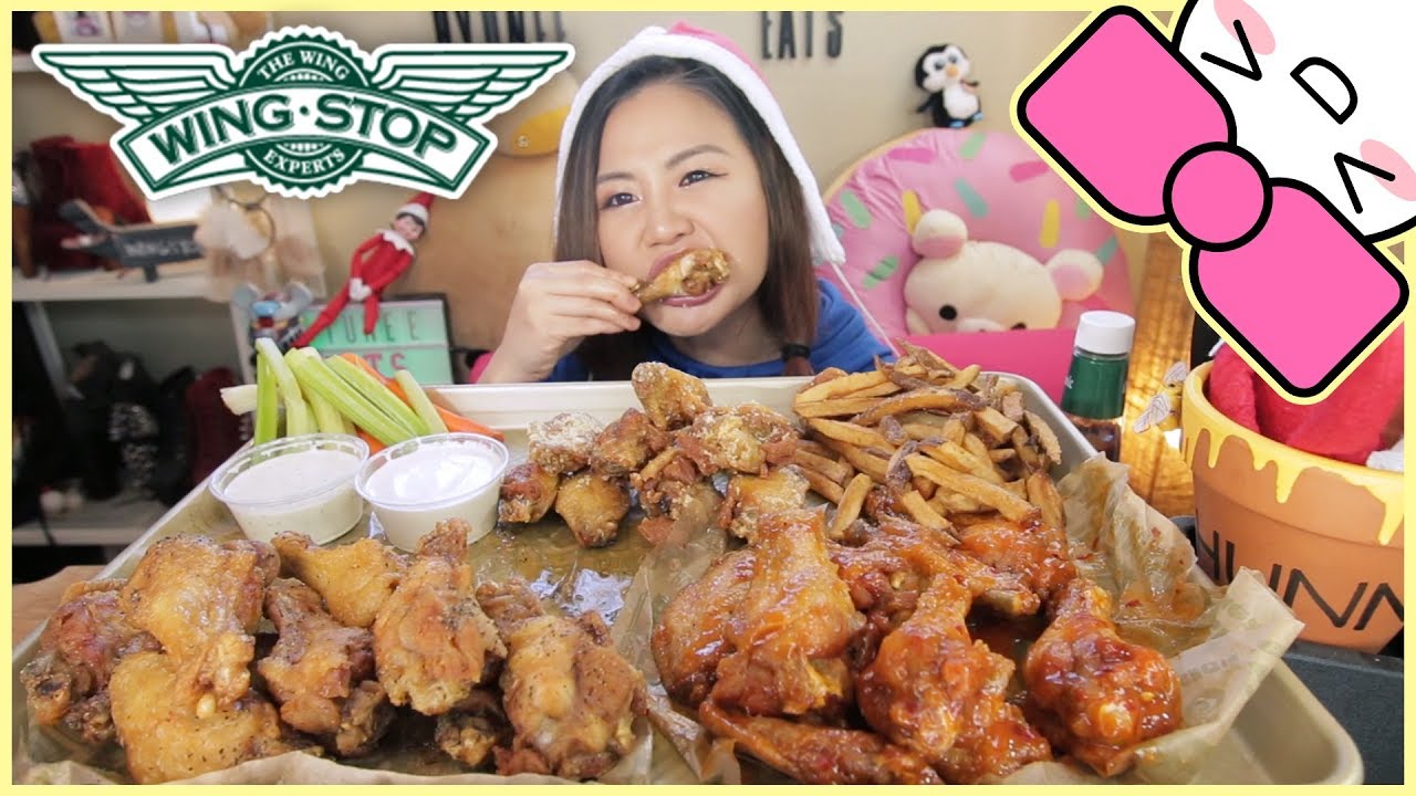Куриные крылышки Wingstop | Мукбанг