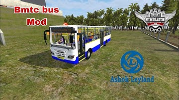 Ashok Leyland bmtc bus mod review for bussid 3.7