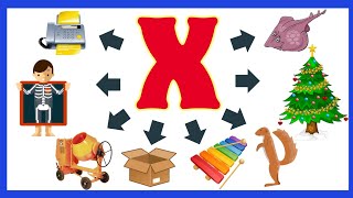 X for 31 words | Letter X for maximum words | ABC word making | vocabulary from X letter |