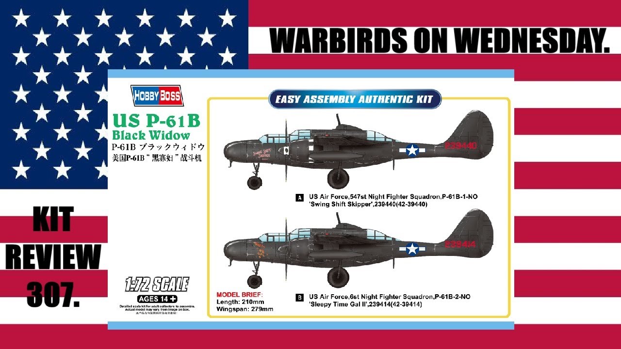 Hobby Boss P-61B Black Widow Airplane Model Building Kit | Detailed Scale Model For Hobbyists & Collectors - View #2
