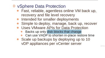 vSphere Data Protection - VMware Vsphere Tutorial