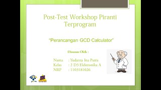 Perancangan GCD Calculator pada piranti FPGA (VHDL)
