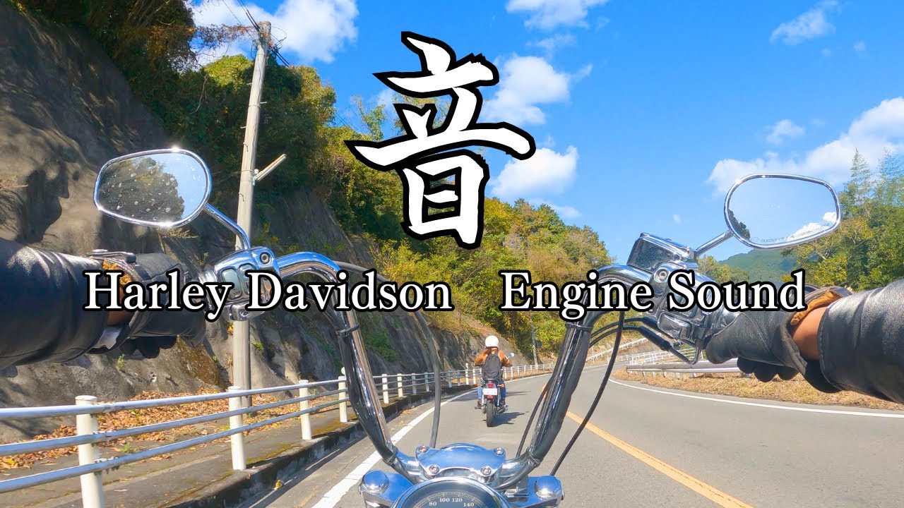 【高音質】Harley Davidson Engine Sound ハーレーダビッドソン エンジン音 三拍子 - YouTube
