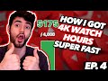 How to Get 4000 Hours of Watch Time on YouTube Fast