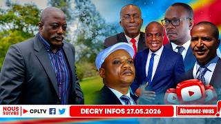 DECRY INFO 27.5.26,C64:VILLE MORTE LE 3JUIN,BAPTEME DE FEU.J.KABILA,NATIONALISTE-KATANGA,UN TRAITRE?