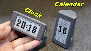 Make Clock and Calendar from E-ink Screen