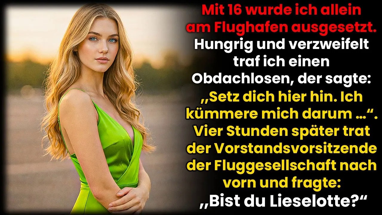 Mit 16 am Flughafen ausgesetzt – ein Obdachloser half mir, dann erschien der Airline Chef