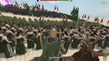 Wood Elves vs. Undead Army | 1000 vs 1000 Epic Fantasy Battle in Mount & Blade 2: Bannerlord