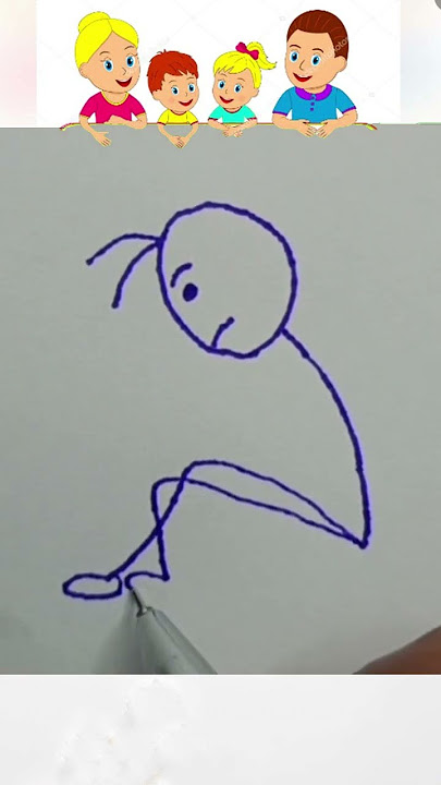 gambar orang merenung |mudah #shorts