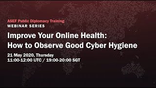 ASEF PDT Webinar Ep 1: "Improve Your Online Health in Virtual Meetings"