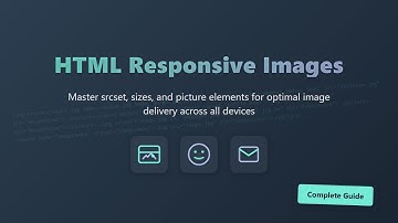 HTML Responsive Images: srcset, sizes & the picture Element Explained!