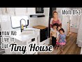 DAY IN THE LIFE IN A TINY HOUSE AS A MOM OF THREE | LIVING IN AN RV IN A SNOW STORM