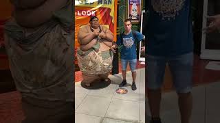 Der dickste und dünnste Mensch der Welt😳🔥 #shorts