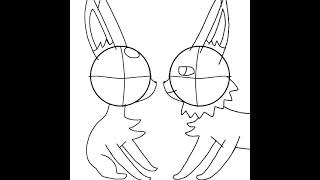 pokemon Jolteon x espeon