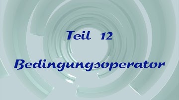 Objective-C für Einsteiger - 12 - Bedingungsoperator (Xcode, iPhone, iPad, Objective-C)