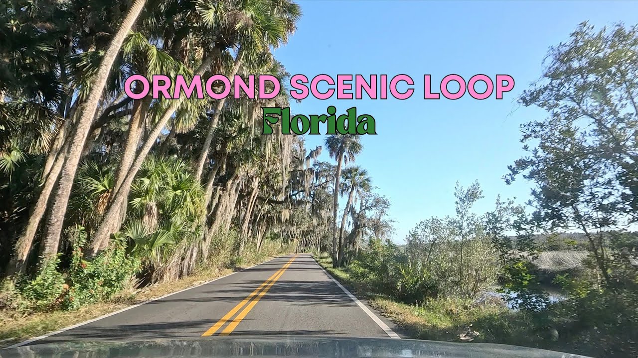 POV Drive Through Ormond Scenic Loop, Ormond-By-The-Sea, FL in 4k | Original Audio | Unedited