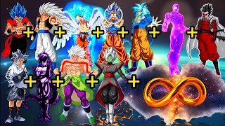 Evil SSB Gogeta+Omni Gogeta+SG+AG+UB4 Goku+TFZ+EOG+MUI Drip Goku+BF+OGB+FZ+Cosmic ♾️ Fusion 🔥 #goku