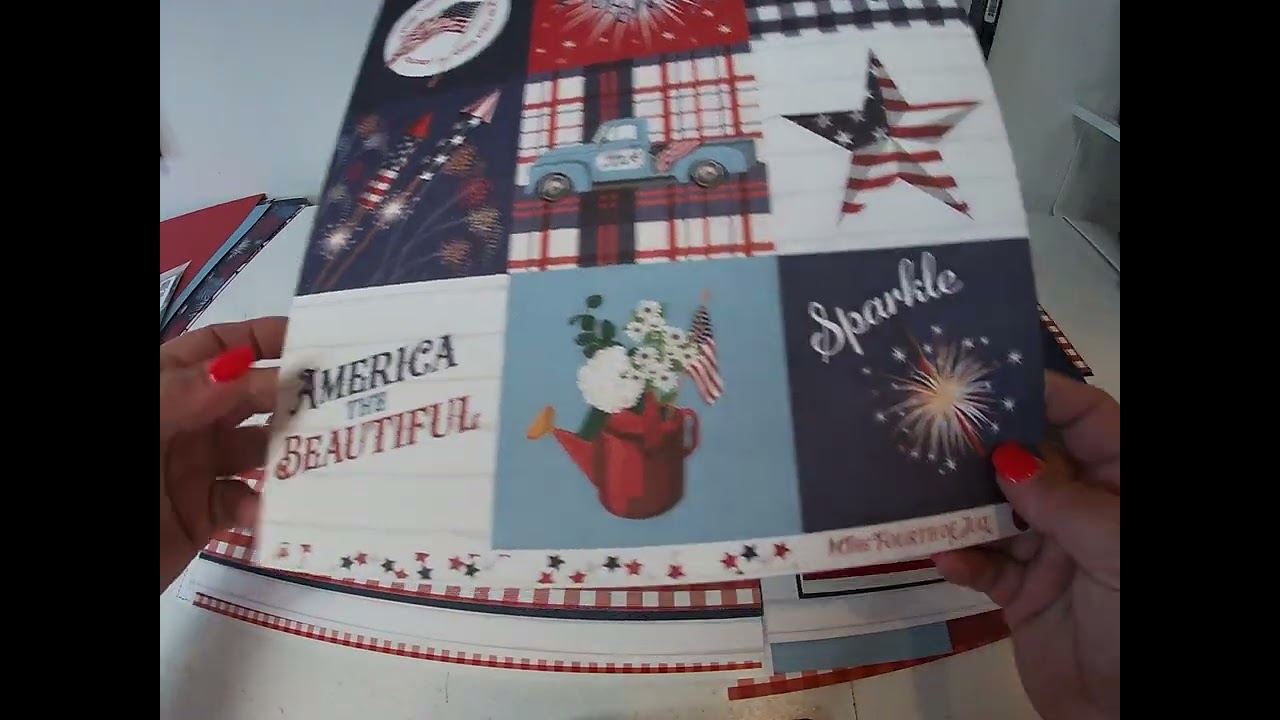 Carta Bella The Fourth of July 2 Two-Page Scrapbook Layouts