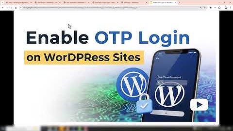 Enable OTP Login on WordPress Sites